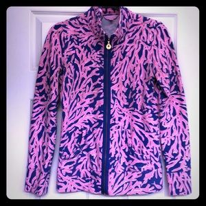 Lilly Pulitzer full zip popover
